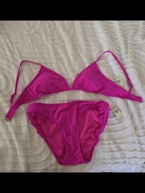 Express Women's Bright Fuchsia Bikini Set